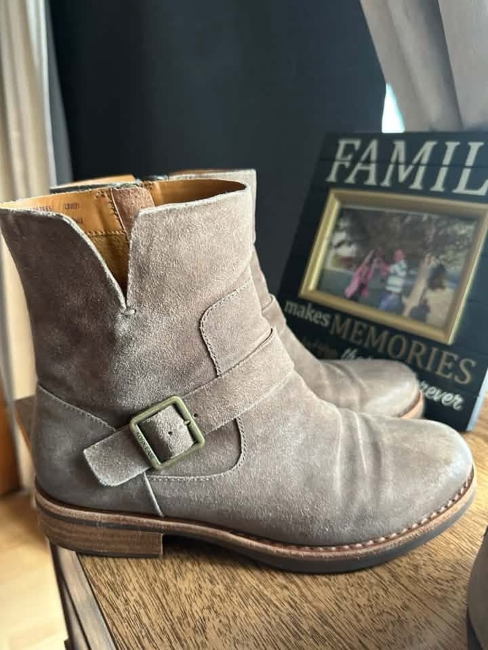 Kork ease leather boots